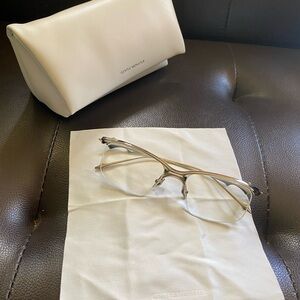 Gentle Monster Silver and Cream Eyewear